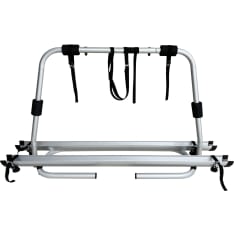 Heed Caravan 2P bike rack on top of aisle