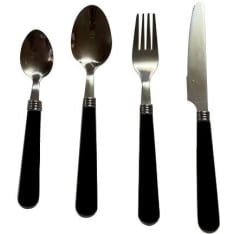 Savora Valma 24 pcs black cutlery set