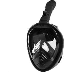 iSport Full Face Kids lasten musta sukellusmaski, XS