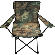 Green Land camo retkituoli juomatelineellä