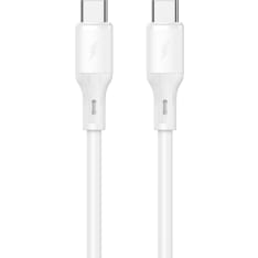 Le-On 2m Ultrasoft Type-C 100W white charging cable