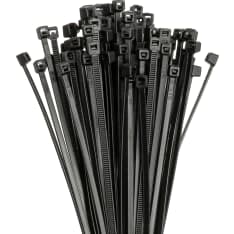 DunWore 2,5x100 mm musta PA66 100 kpl nippuside