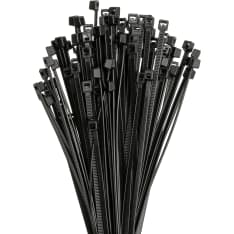 DunWore 3,6x150 mm musta PA66 100 kpl nippuside