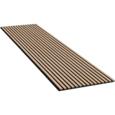 Evella 3D VN40L oak wood veneer acoustic panel 2800 x 600 mm