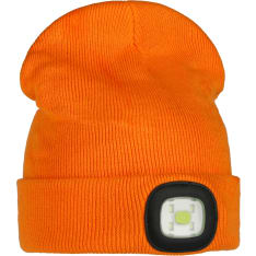 Visiray Beanie oranssi ladattava LED-pipo