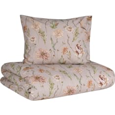 Kotoilu Basic Romanttinen puutarha pussilakanasetti