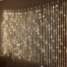 Lumio Lights 2m x 20 LED-valoverho IP44