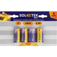 Soletek Max C 4 pcs alkaline battery