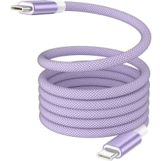 Le-On 1,5m magnetic Type-C 100W purple charging cable