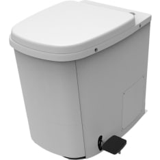 Ekohytte Combust white burning dry toilet