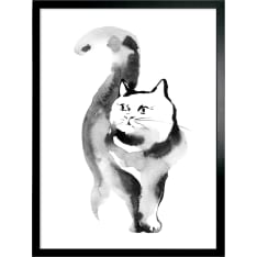 Kotoilu Kissa 30 x 40 cm framed canvas print