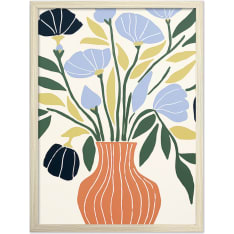 Kotoilu Kukat 40 x 50 cm canvastaulu kehyksellä