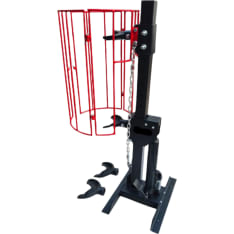 GXT hydraulic car spring press with safety cage
