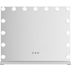 Lumio Lights Hollywood 58 x 46 cm meikkipeili 15 LED-lampulla