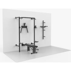 Optigym Wall-Mounted Half Rack Home Gym System