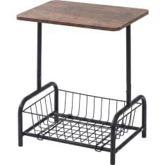 Kotoilu Saimi side table with storage basket