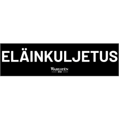 Wahlsten Eläinkuljetus tarra