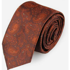 Veniz tie 70mm cashmere textured