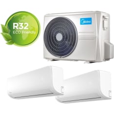 Midea Xtreme 12 2 sisäyksikköä, multisplit-ilmalämpöpumppu