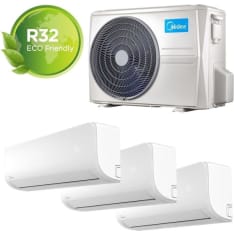 Midea Xtreme 12 3 sisäyksikköä, multisplit-ilmalämpöpumppu