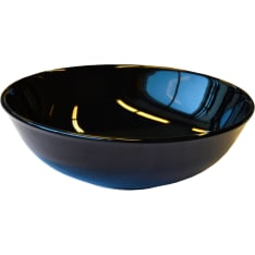 Kaisa black 21 cm deep plate