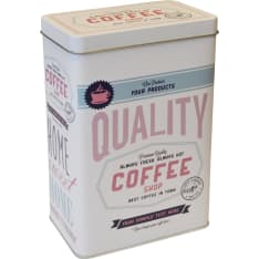 Retro beige 18.5x12x8 cm coffee jar