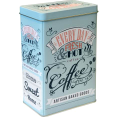 Retro mint 18.5x12x8 cm coffee jar