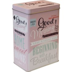 Retro pink 18.5x12x8 cm coffee jar