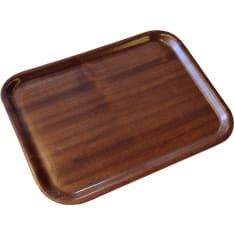 JM 36x28cm mahogany tray