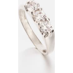 KT H6014Z silver baptism ring