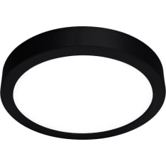 Harju Klik 6W dimmable recessed/surface black led panel light