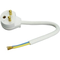 Harju 120cm grounded lighting outlet cord