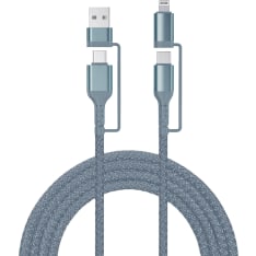 Livia 1,5m 60W USB-C/-A/lightning latauskaapeli
