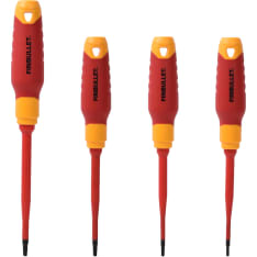 Finbullet 4-piece electrician's insulated screwdriver set