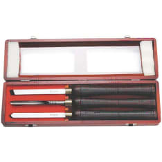 Finbullet HSS 3-piece lathe chisel set