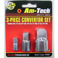 Am-Tech 3-piece socket adapter set
