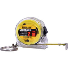 Finbullet 2m keyring roll measure