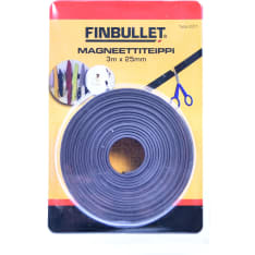 Finbullet 3mx25mm magneettiteippi