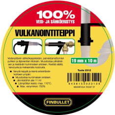Finbullet 10m vulkanointiteippi