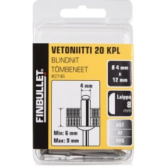 Finbullet RST 4.0 x 12mm vetoniitti