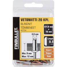 Finbullet Vetonite Copper 4.8x16mm 20pcs