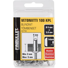 Finbullet Vetonite aluminium 4.0 x 5,8mm