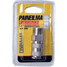 Finbullet 1/4" liitinrunko 1/2" ulkokierteellä