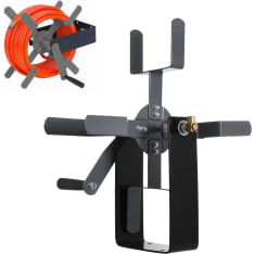 Finbullet metal open hose reel