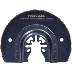Finbullet 87 mm segment saw blade for wood & metal