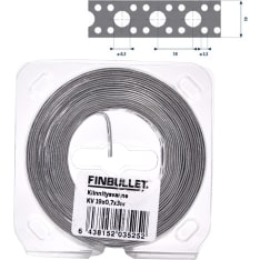 Finbullet 19 mm x 0,7 mm x 3 m kiinnitysvanne