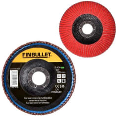 Finbullet 125mm g40/90° lamellilaikka