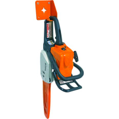 The Wall chainsaw stand