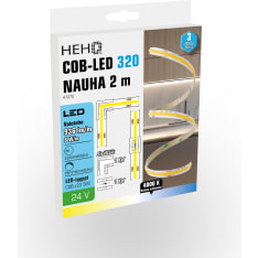 HehQ COB 320 2m 110lm/m 24V 4000K led-nauha