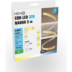 HehQ COB 320 5m 110lm/m 24V 4000K led-nauha